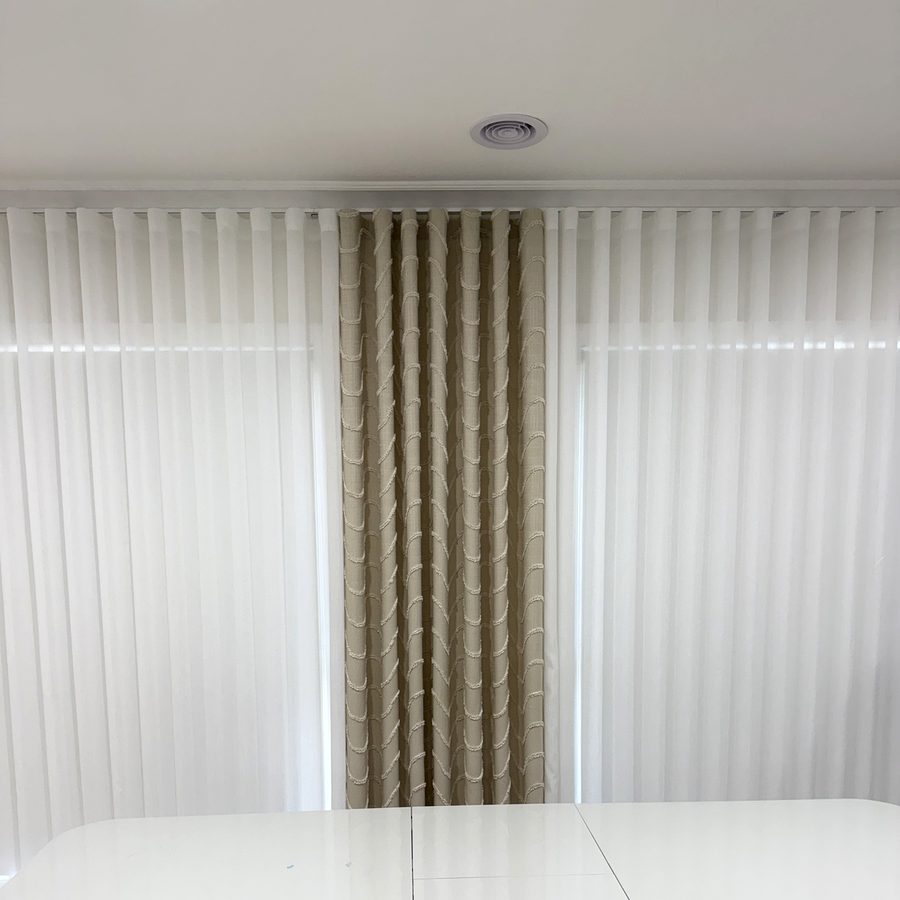 Linen Sheers — Home Office